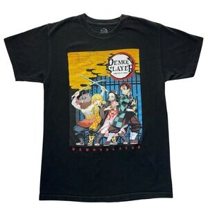 Demon Slayer Kimetsu No Yaiba Japanese Manga Men's Short Sleeve T-Shirt S